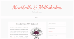 Desktop Screenshot of meatballsandmilkshakes.com